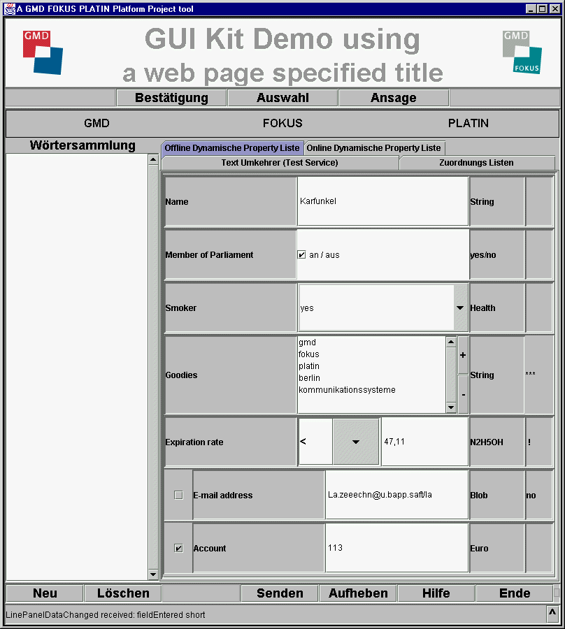 GUI Kit demo