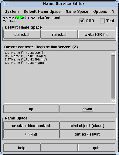  Name Service Editor